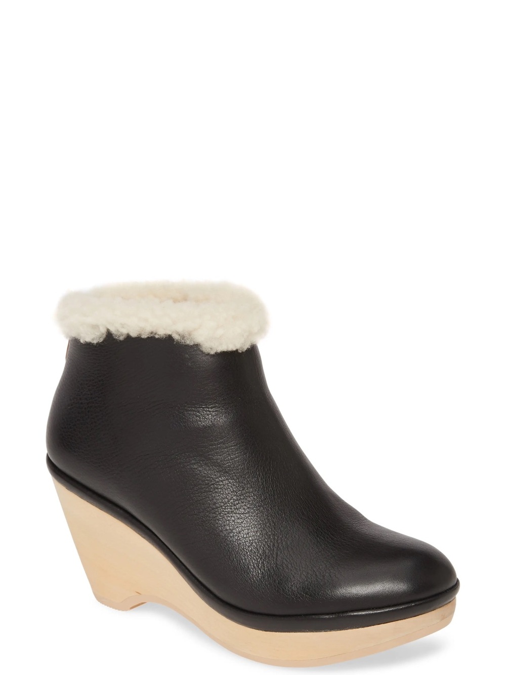 GENTLE SOULS Skylar Genuine Shearling Cuff Bootie